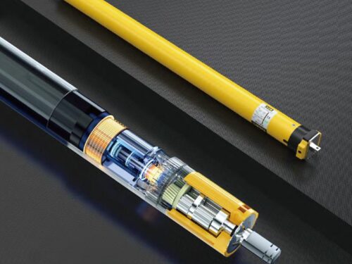 AM45 Giới hạn điện tử Đa hành trình DC Điện trở DC Động cơ hình ống