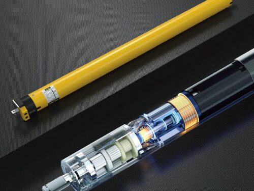 AM35 Động cơ hình ống vô tuyến pin Lithium tích hợp