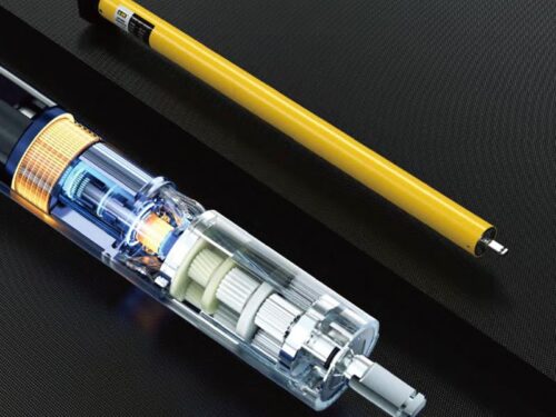 AM25 Động cơ hình ống DC tích hợp pin Lithium cho rèm cuốn điện