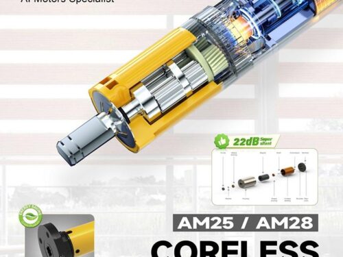 Động cơ hình ống DC không lõi AM25