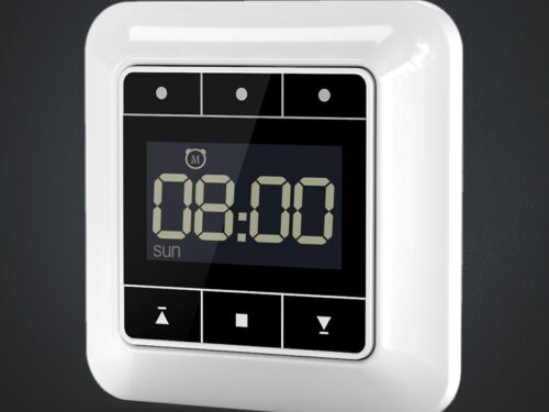 Máy thu radio màn hình cảm ứng gắn tường châu Âu có hẹn giờ